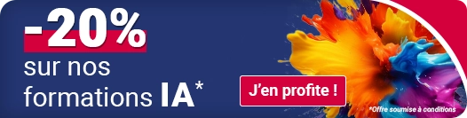 -20% sur nos formations en intelligence artificielle*